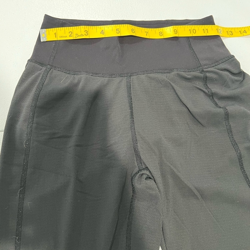lululemon women's black joggers, breathable micromesh fabric, 4 - Picture 8 of 11